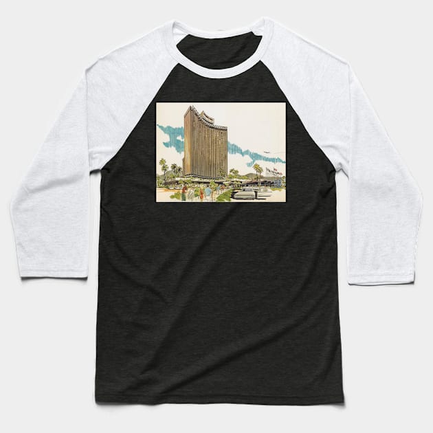 International Hotel Las Vegas Baseball T-Shirt by The Elvis Pawn Shop